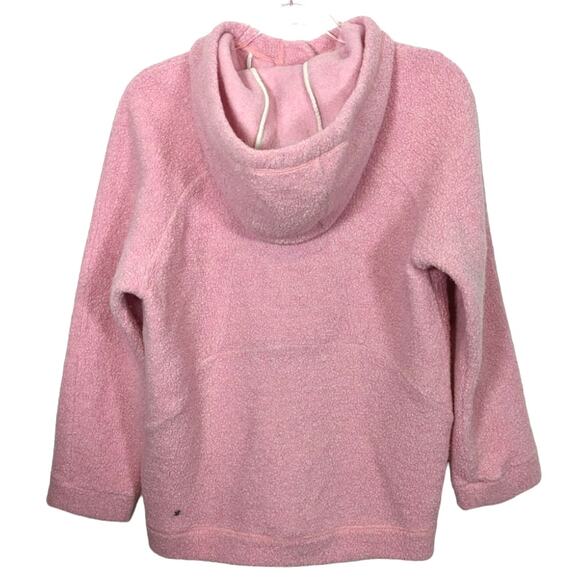 Lululemon So Sherpa Hooded Zip Jacket Heathered Pink Haze Size 8 Cozy Fleece - Picture 3 of 10